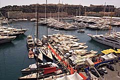 Monaco Yacht Show Mega Yachts at Port Hercule in Monaco