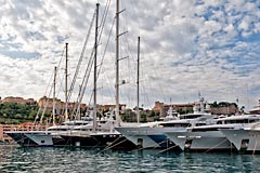 Superyacht HDR-Photography Monaco Yacht Show, Port Hercule Monaco