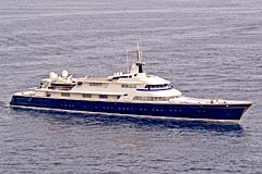 THE ONE luxury charter yacht, length 71.02m custom built in 1973 by Lürssen in Germany